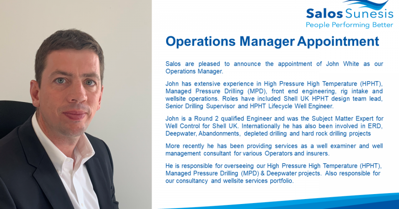 Operations Manager Appointment