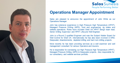Operations Manager Appointment